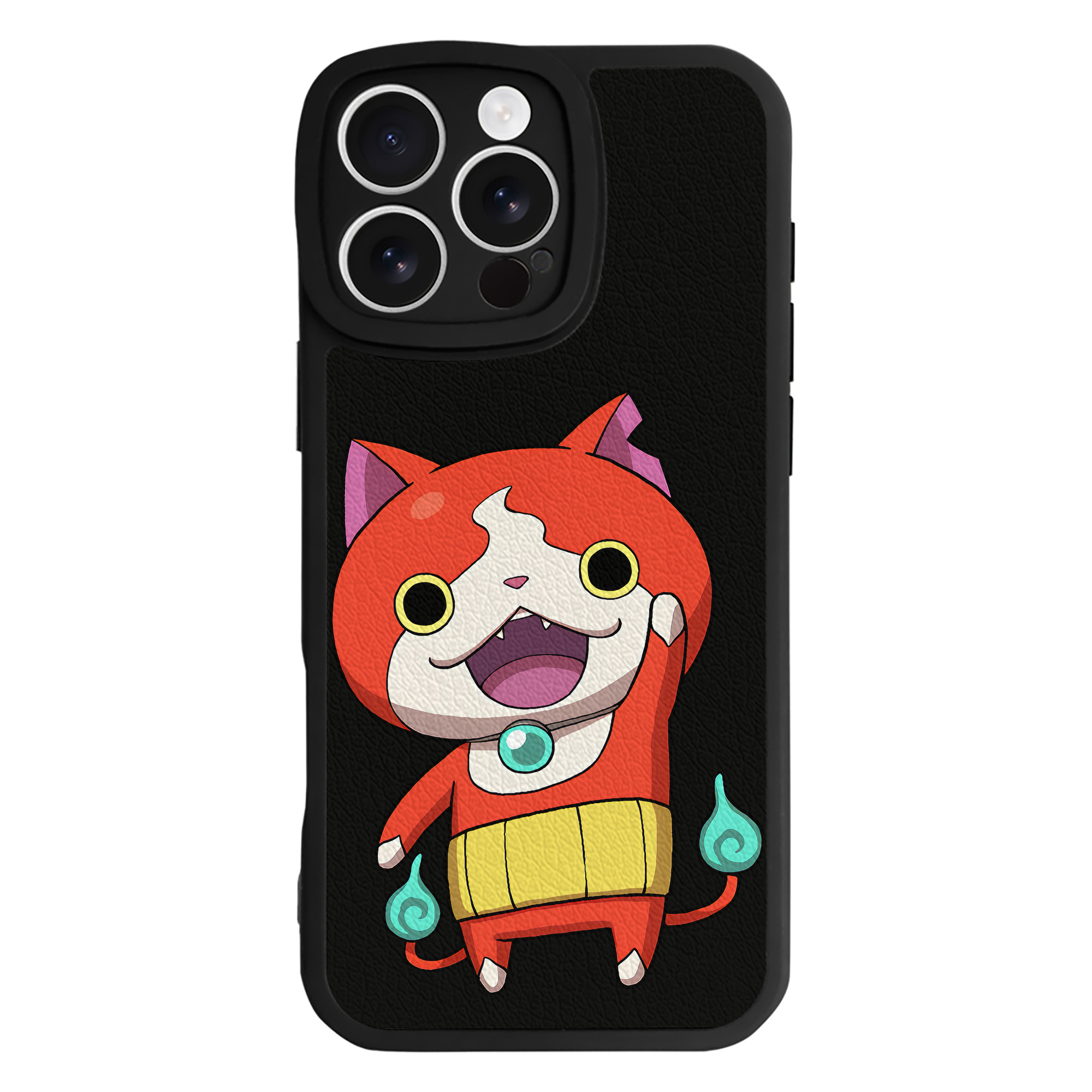 （画像用） 妖怪ウォッチ Yo-kai Watch 【iPhone 16シリーズ対応】シリコンスマホケース（レザー調） 材質：シリコン